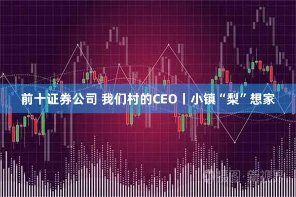 前十证券公司 我们村的CEO丨小镇“梨”想家