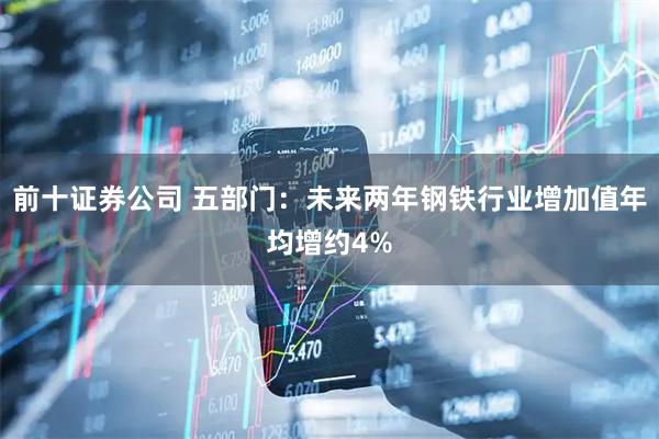 前十证券公司 五部门：未来两年钢铁行业增加值年均增约4%
